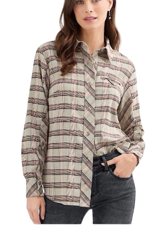 CAbi Tops - Cabi Hideout Shacket Sz M